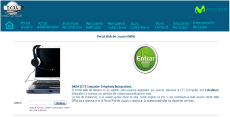 Portal de usuario Web